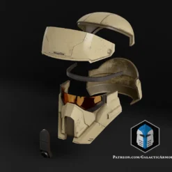 Shoretrooper Spartan Helmet - 3D Print Files -Galacticarmory Store ShoretrooperSpartanHelmet Exploded