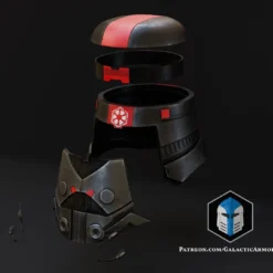 Sith Empire Trooper Helmet - 3D Print Files -Galacticarmory Store SithEmpireTrooperHelmet Exploded