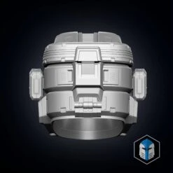 Spartan 125 - Kai Helmet - 3D Print Files -Galacticarmory Store Spartan125Kai Back