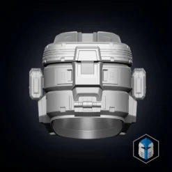 Spartan 125 - Kai Helmet - 3D Print Files -Galacticarmory Store Spartan125Kai Back scaled