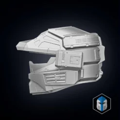 Spartan 125 - Kai Helmet - 3D Print Files -Galacticarmory Store Spartan125Kai Side scaled