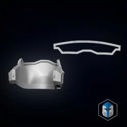 Spartan 125 - Kai Helmet - 3D Print Files -Galacticarmory Store Spartan125Kai VisorTemplate scaled