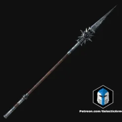Shadowheart's Spear Of Night - 3D Print Files -Galacticarmory Store SpearofNight