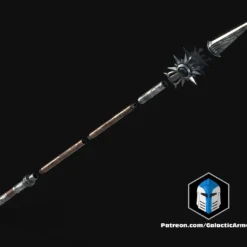 Shadowheart's Spear Of Night - 3D Print Files -Galacticarmory Store SpearofNight Exploded