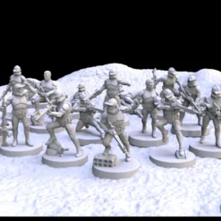 1:48 Scale Clone Trooper Army - Specialist Class - 3D Print Files