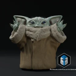 Standing Grogu - Arms Up - 3D Print Files -Galacticarmory Store StandingGrogu ArmsUp