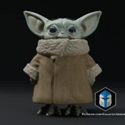 Standing Grogu - Arms At Side - 3D Print Files -Galacticarmory Store StandingGrogu ArmsatSide Standing