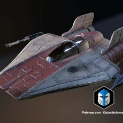 Tea Light A-Wing - 3D Print Files -Galacticarmory Store TeaLightA Wing