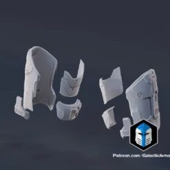 Infinite Master Chief Armor - 3D Print Files -Galacticarmory Store ThighsExploded