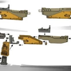 Westar 35 Mandalorian Blaster - DIY -Galacticarmory Store Westar35 Diagram 31e829ab d3eb 418d b214 925518b43a66
