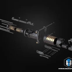 Z-6 Rotary Cannon - 3D Print Files 24 Z-6 Rotary Cannon - 3D Print Files -Galacticarmory Store Z 6StaticVersion Exploded