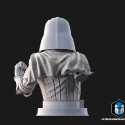 Damaged Darth Vader Bust - Pose 2 - 3D Print Files -Galacticarmory Store b20004