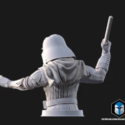 Damaged Darth Vader Bust - Pose 3 - 3D Print Files -Galacticarmory Store b30003