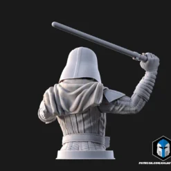 Damaged Darth Vader Bust - Pose 3 - 3D Print Files -Galacticarmory Store b30004