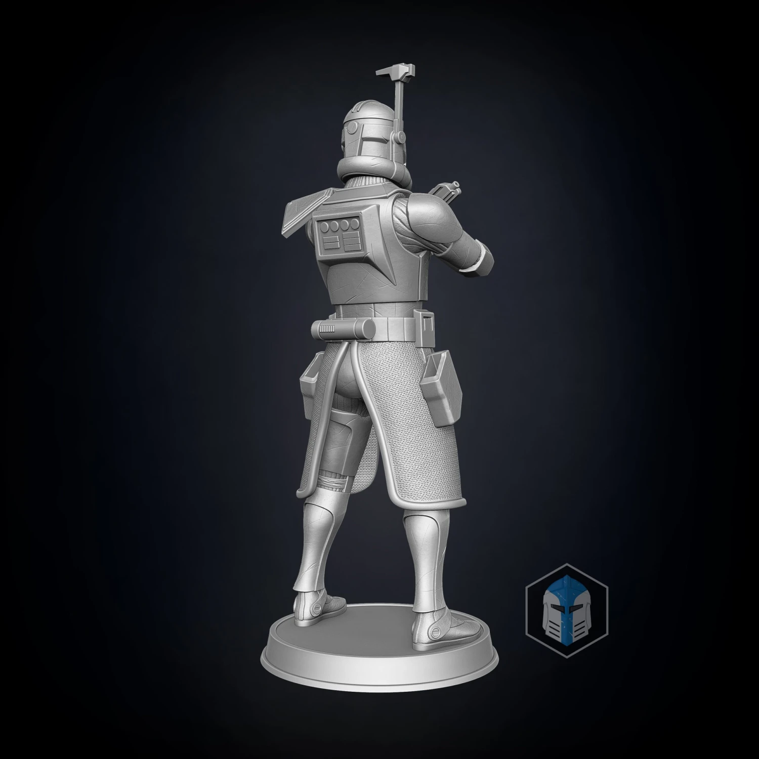 Captain Rex Figurine - Pose 1 - 3D Print Files 6 Captain Rex Figurine - Pose 1 - 3D Print Files - Image 4