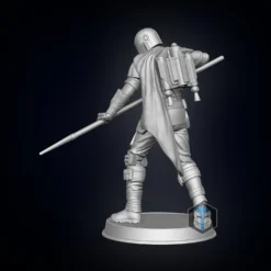 Mandalorian Figurine Season 2 - Pose 2 - 3D Print Files 10 Mandalorian Figurine Season 2 - Pose 2 - 3D Print Files -Galacticarmory Store bck fnl e3aeed30 746f 4d64 bcae bb7c25428ec5 scaled