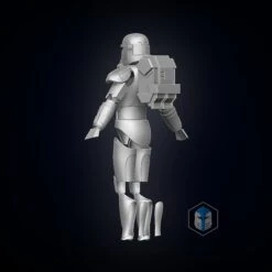 Bad Batch Hunter Armor - 3D Print Files -Galacticarmory Store bck prspctv 2 fnl