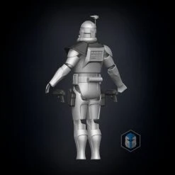 Animated Captain Rex Armor Accessories - 3D Print Files 12 Animated Captain Rex Armor Accessories - 3D Print Files -Galacticarmory Store bck prspctv md
