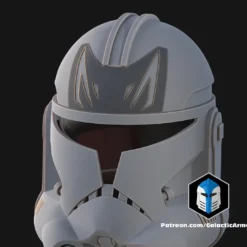 Animated Captain Rex Helmet - 3D Print Files -Galacticarmory Store clay