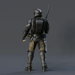 ODST Figurine - Pose 2 - 3D Print Files