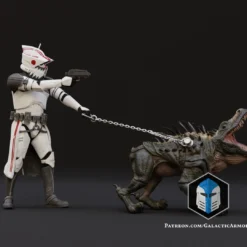 Sergeant Hound And Grizzer Figurine - 3D Print Files -Galacticarmory Store f0004