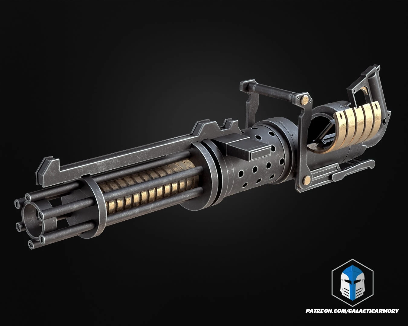 Z-6 Rotary Cannon - 3D Print Files 5 Z-6 Rotary Cannon - 3D Print Files - Image 3