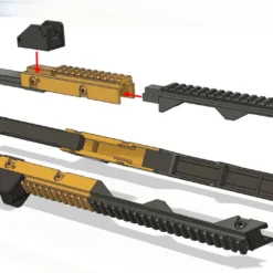 Imperial Rotary Cannon - 3D Print Files -Galacticarmory Store frame