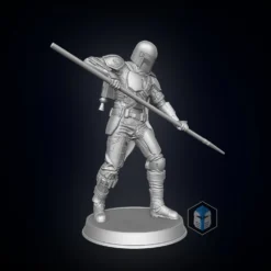 Mandalorian Figurine Season 2 - Pose 2 - 3D Print Files 12 Mandalorian Figurine Season 2 - Pose 2 - 3D Print Files -Galacticarmory Store frnt 1 fnl e829fe7b 8da7 4ee7 addf 08dbe550956e scaled