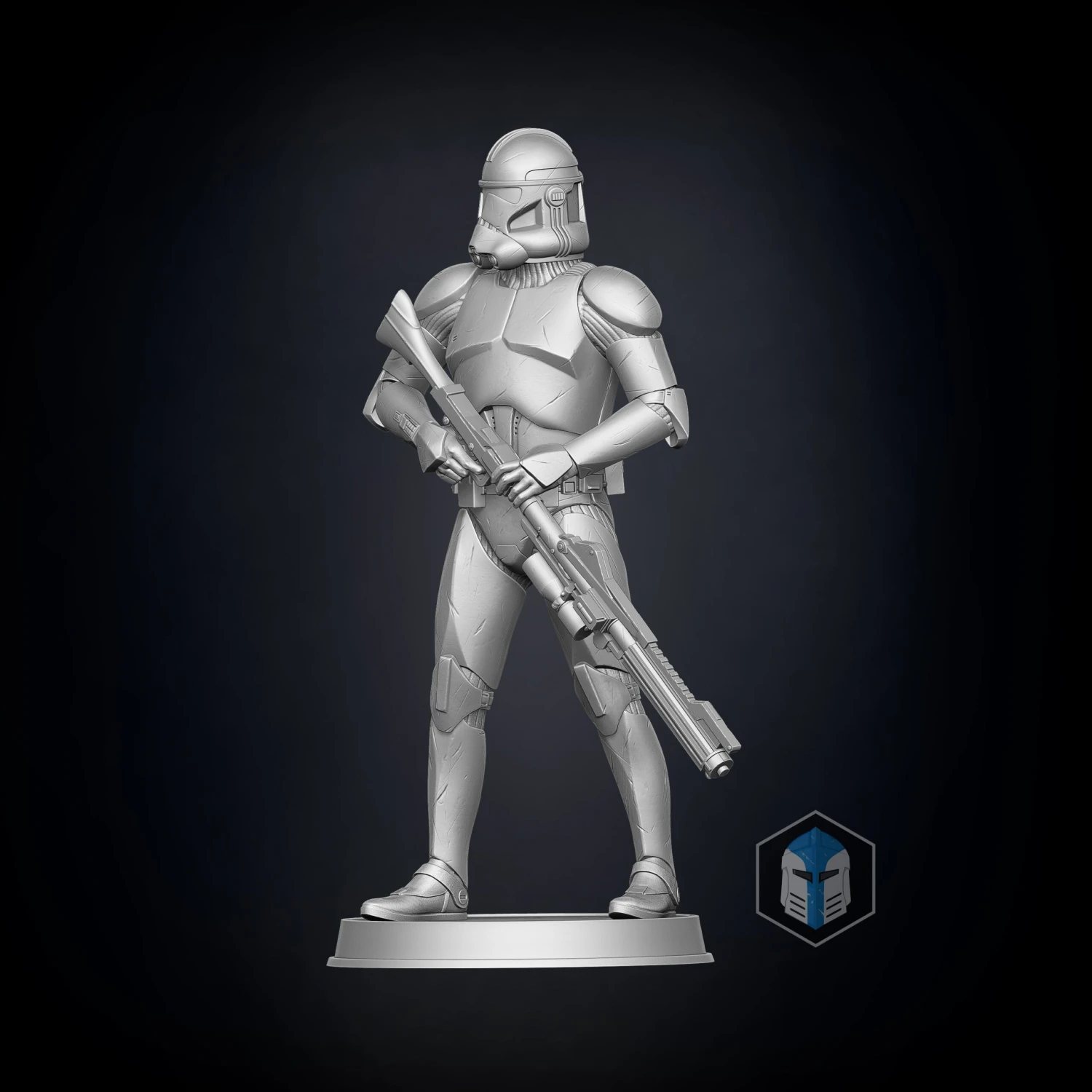 Clone Trooper Figurines - Pose 1 - 3D Print Files 8 Clone Trooper Figurines - Pose 1 - 3D Print Files - Image 6