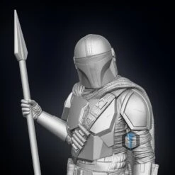 Mandalorian Figurine Season 2 - Pose 1 - 3D Print Files