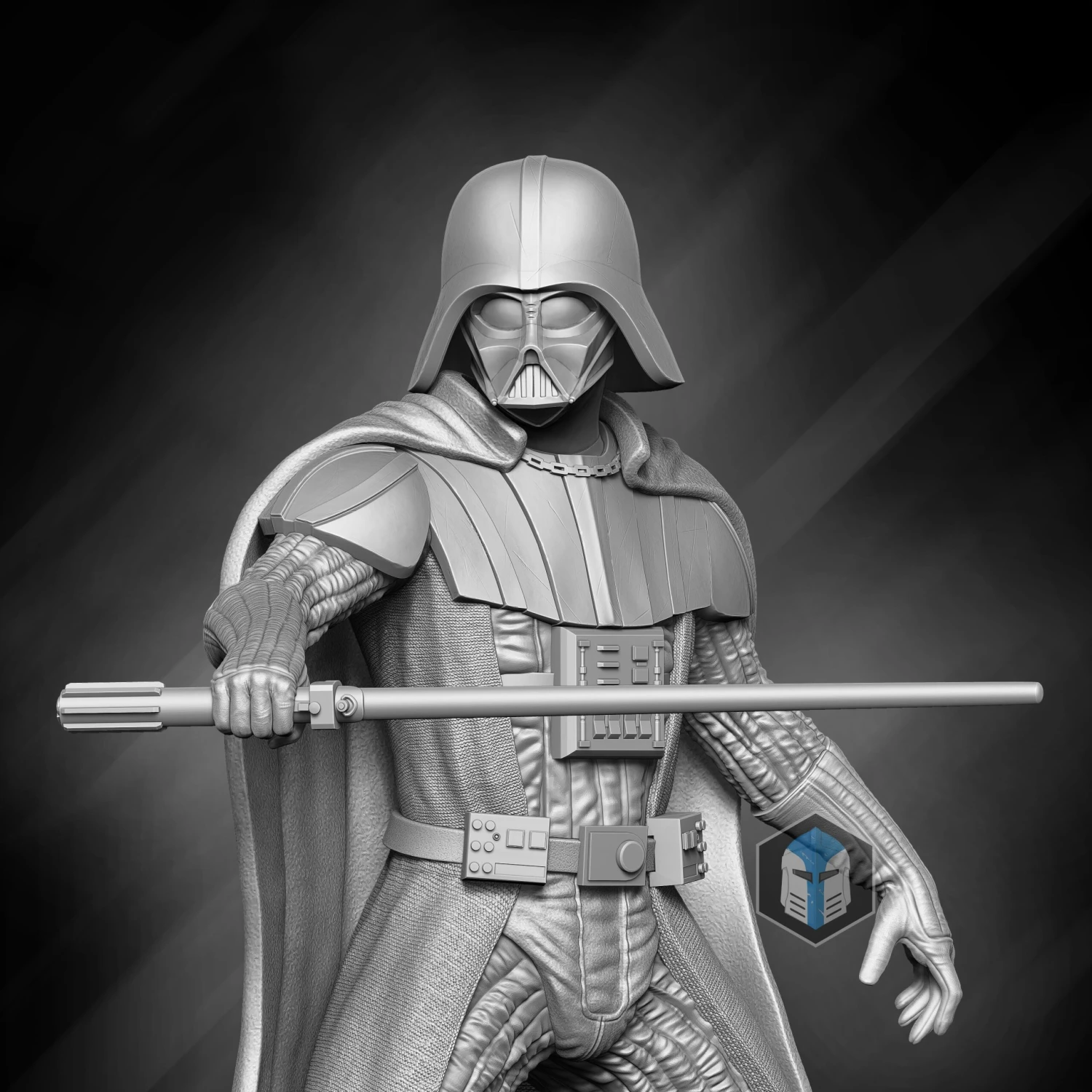 Darth Vader Figurine - Pose 1 - 3D Print Files 4 Darth Vader Figurine - Pose 1 - 3D Print Files - Image 2