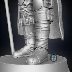 Mandalorian Figurine Season 2 - Pose 1 - 3D Print Files -Galacticarmory Store frnt 4 fnl