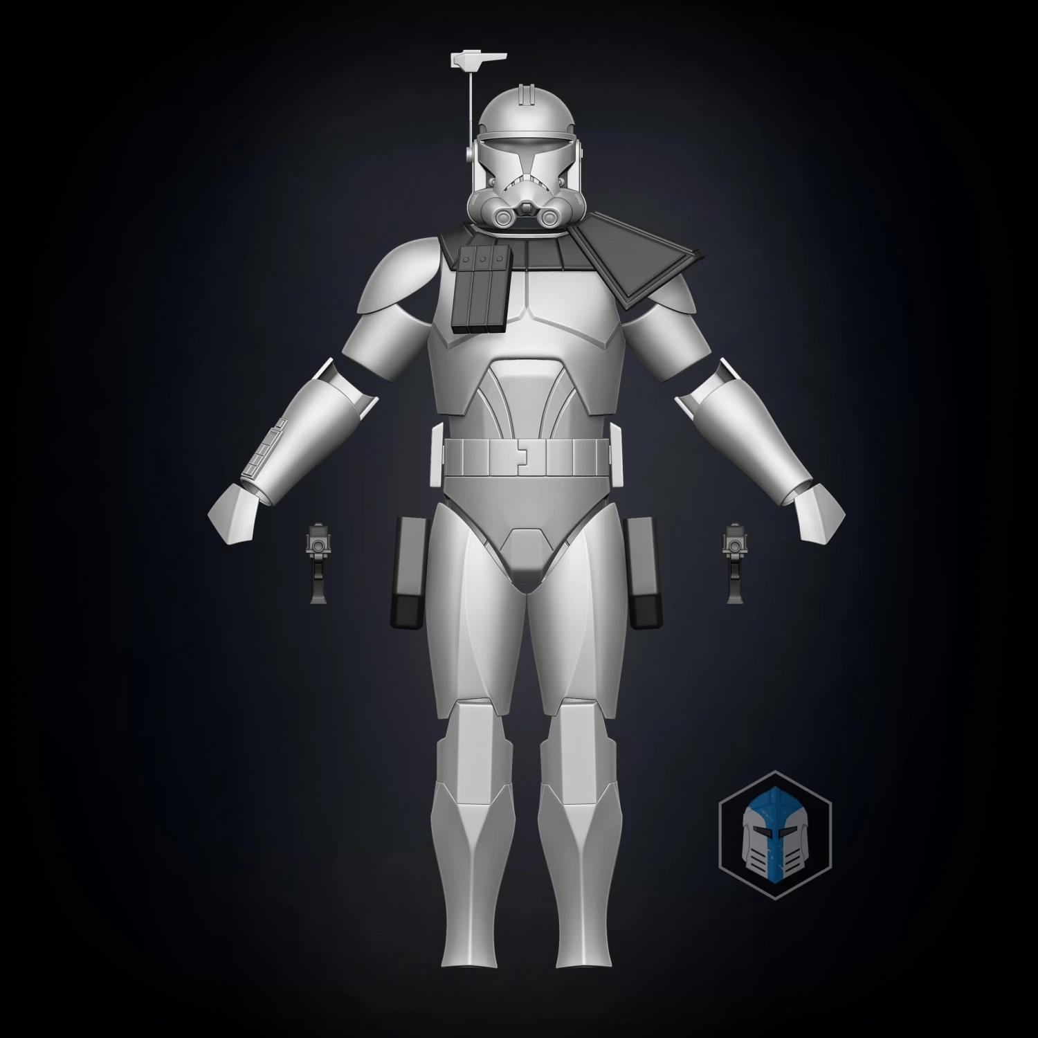 Animated Captain Rex Armor Accessories - 3D Print Files 5 Animated Captain Rex Armor Accessories - 3D Print Files - Image 3