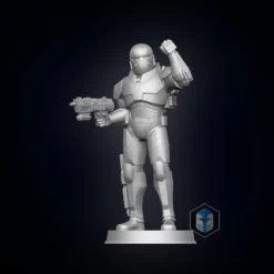 Bad Batch Wrecker Figurine - Pose 3 - 3D Print Files