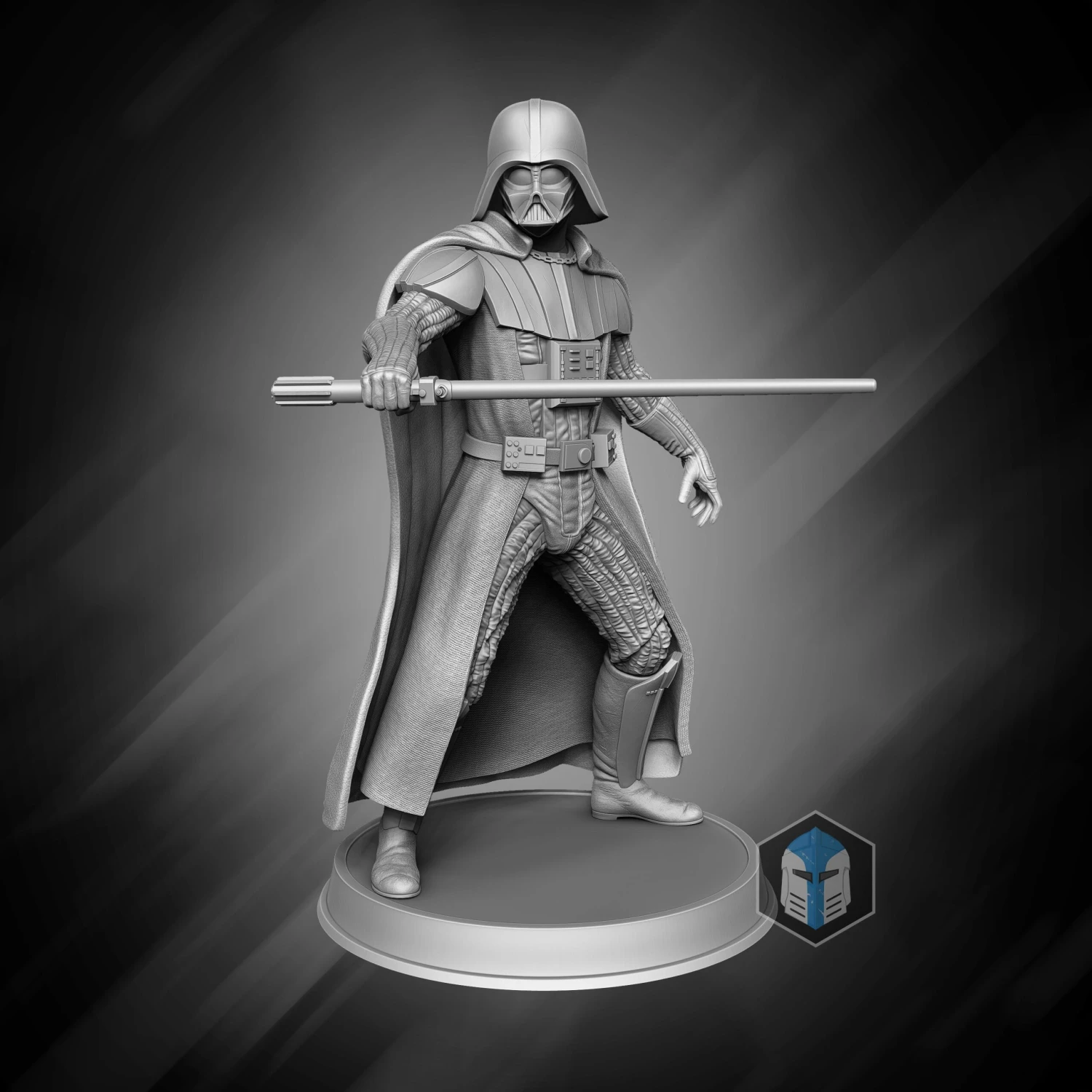 Darth Vader Figurine - Pose 1 - 3D Print Files 3 Darth Vader Figurine - Pose 1 - 3D Print Files