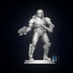 Bad Batch Wrecker Figurine - Pose 4 - 3D Print Files