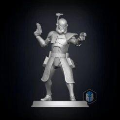 Captain Rex Figurine - Pose 2 - 3D Print Files