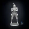 Captain Rex Figurine - Pose 1 - 3D Print Files -Galacticarmory Store frnt strght md