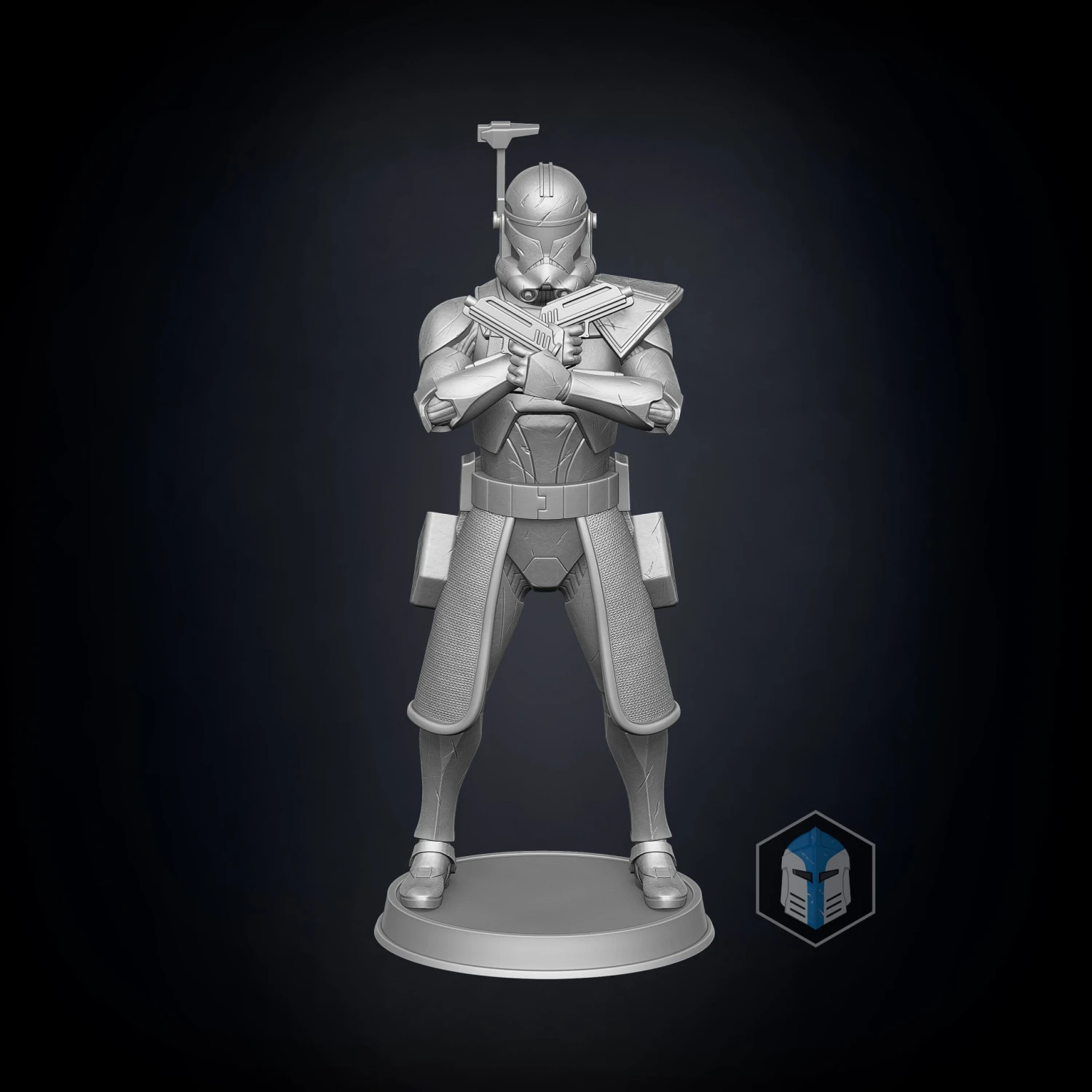 Captain Rex Figurine - Pose 1 - 3D Print Files 3 Captain Rex Figurine - Pose 1 - 3D Print Files