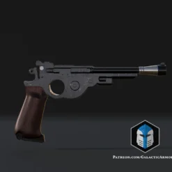 Mando Blaster Pistol - 3D Print Files -Galacticarmory Store front a051eaff 9b8d 434c 95ca e05ff7da5942