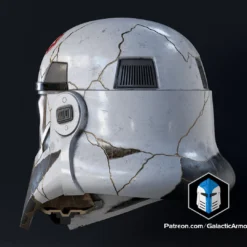Captain Enoch Night Trooper Helmet - 3D Print Files -Galacticarmory Store iso0003