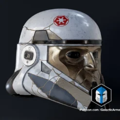 Captain Enoch Night Trooper Helmet - 3D Print Files -Galacticarmory Store iso0007