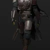 The Mandalorian Figurine - 3D Print Files -Galacticarmory Store mandalorian 3d model obj fbx stl ztl 1 scaled