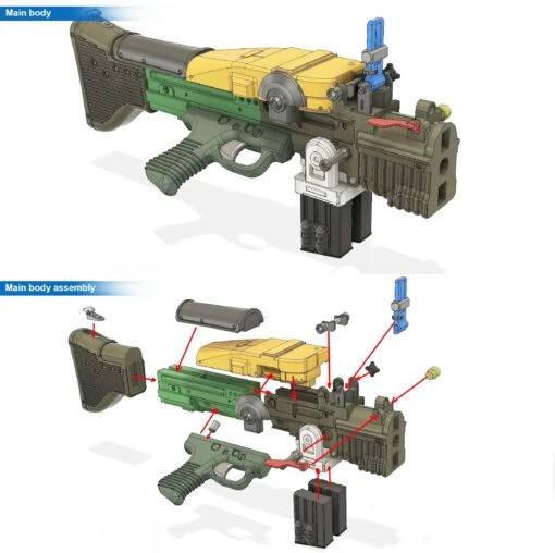 Imperial Rotary Cannon - 3D Print Files -Galacticarmory Store mb2