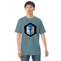 Men’s Premium Heavyweight Tee - Galactic Armory Logo -Galacticarmory Store mens premium heavyweight tee agave front 2 63333e7136c33