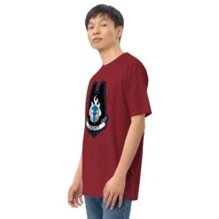 Men’s Premium Heavyweight Tee - Galactic Armory ODST -Galacticarmory Store mens premium heavyweight tee brick red left front 6482344e809cb