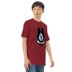 Men’s Premium Heavyweight Tee - Galactic Armory ODST -Galacticarmory Store mens premium heavyweight tee brick red right front 6482344e8057c