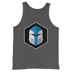 Unisex Tank Top - Galactic Armory Logo -Galacticarmory Store mens staple tank top asphalt front 6333414bea541