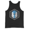 Unisex Tank Top - Galactic Armory Logo -Galacticarmory Store mens staple tank top black front 6333414be8870
