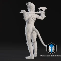 Karlach Figurine - Pose 1 - 3D Print Files -Galacticarmory Store n0003